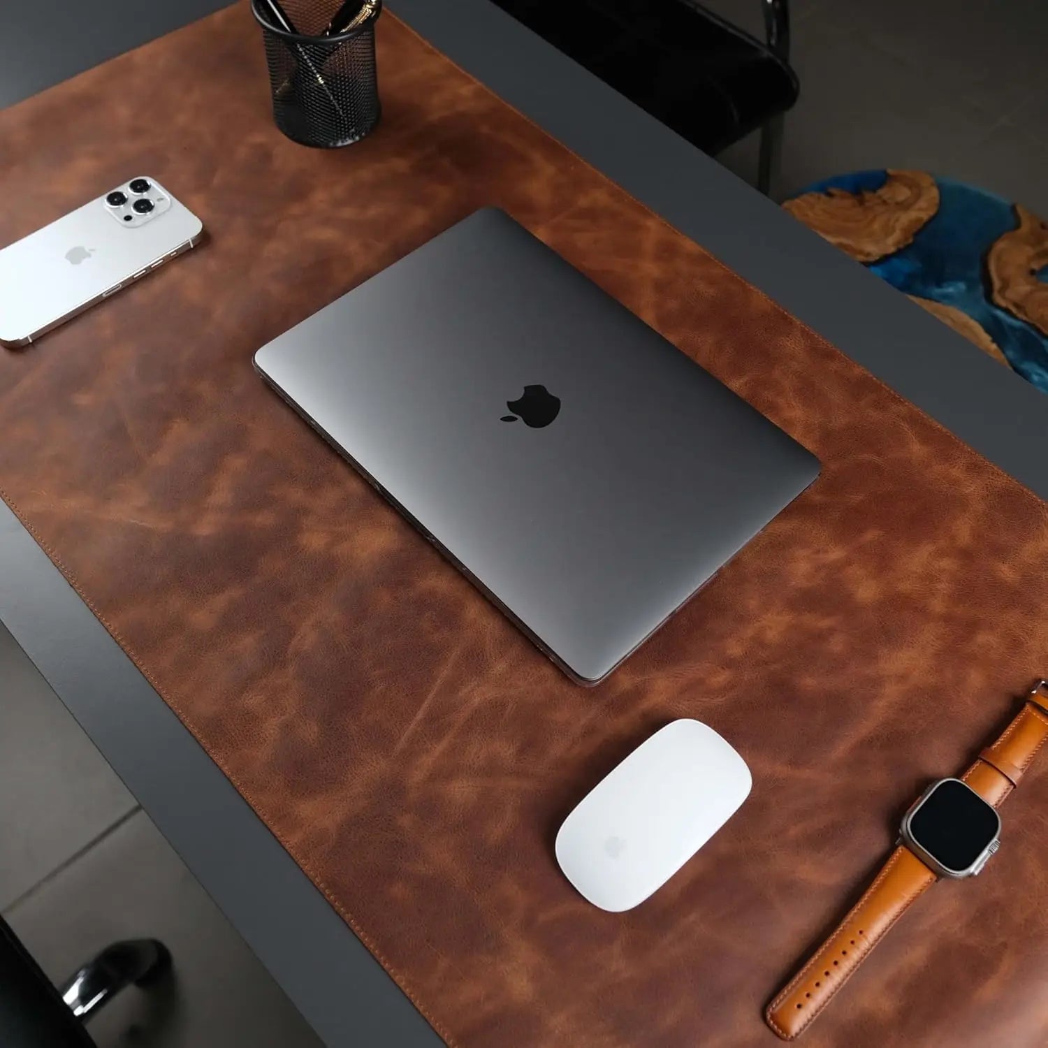 Voltex Leather Desk Pad