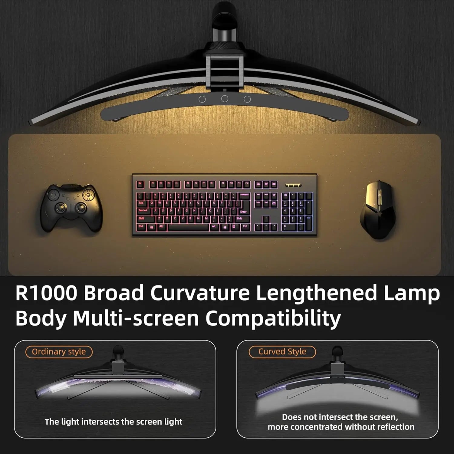 Voltex Monitor Light Bar (Curved)
