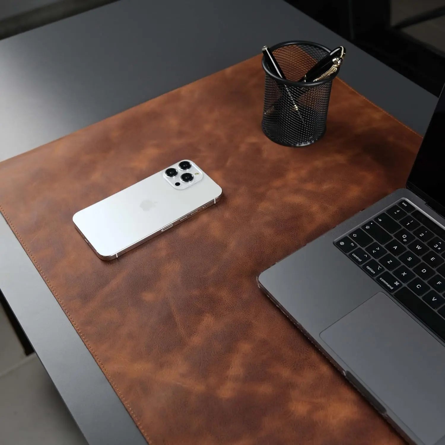 Voltex Leather Desk Pad