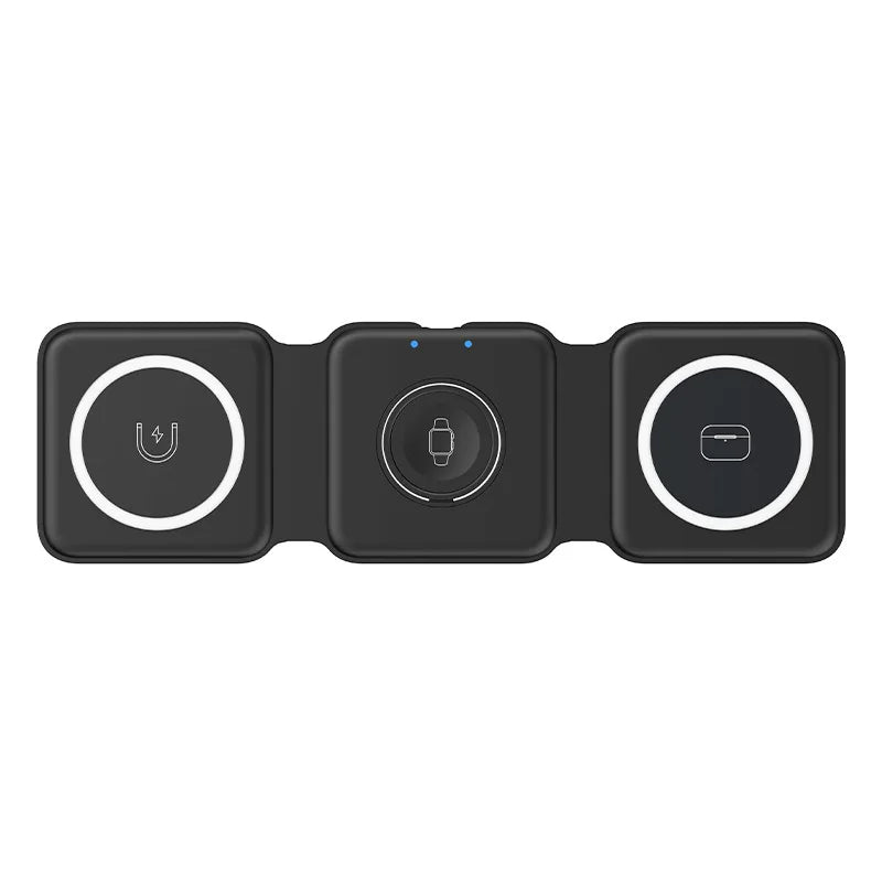Voltex 3-in-1 Foldable Wireless Charger (15W/3W)