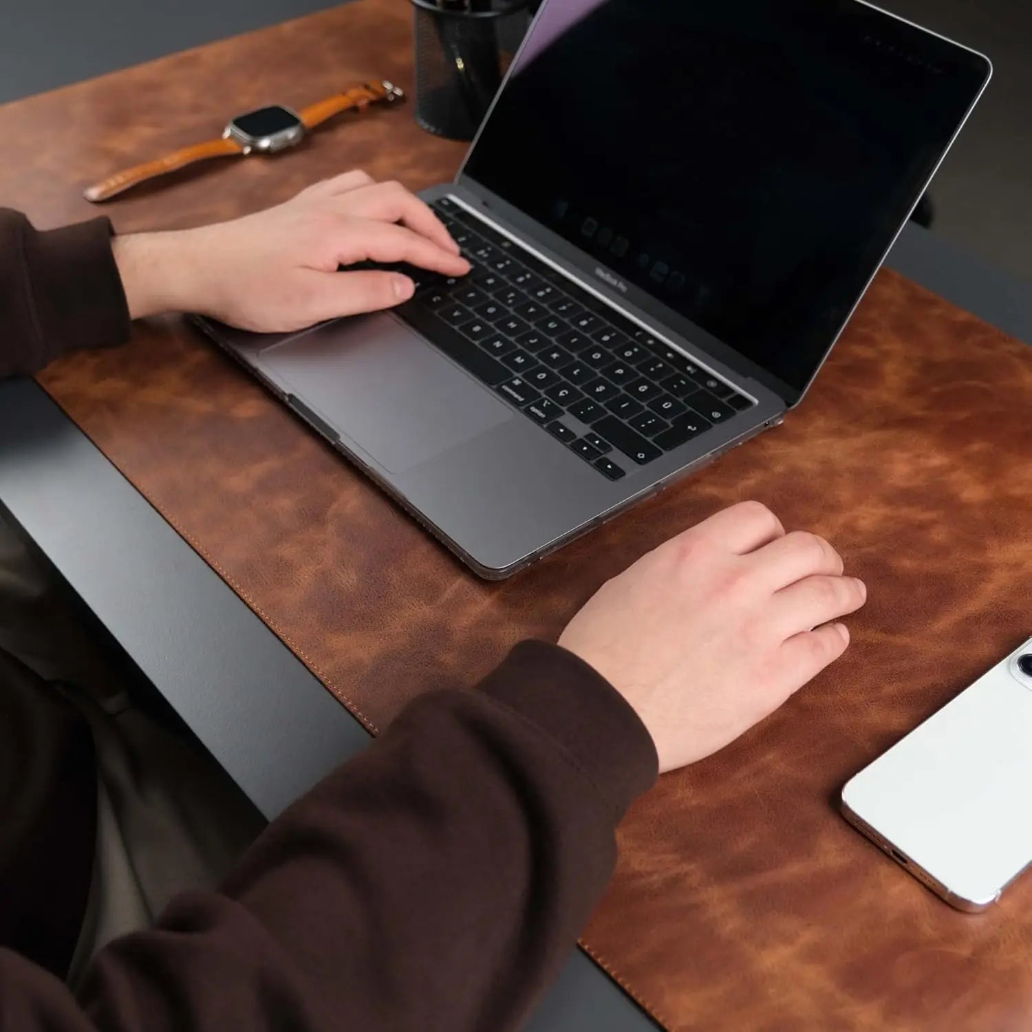 Voltex Leather Desk Pad