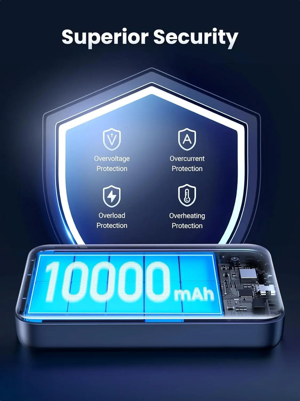 Voltex Magentic Power Bank (10000 mAH)