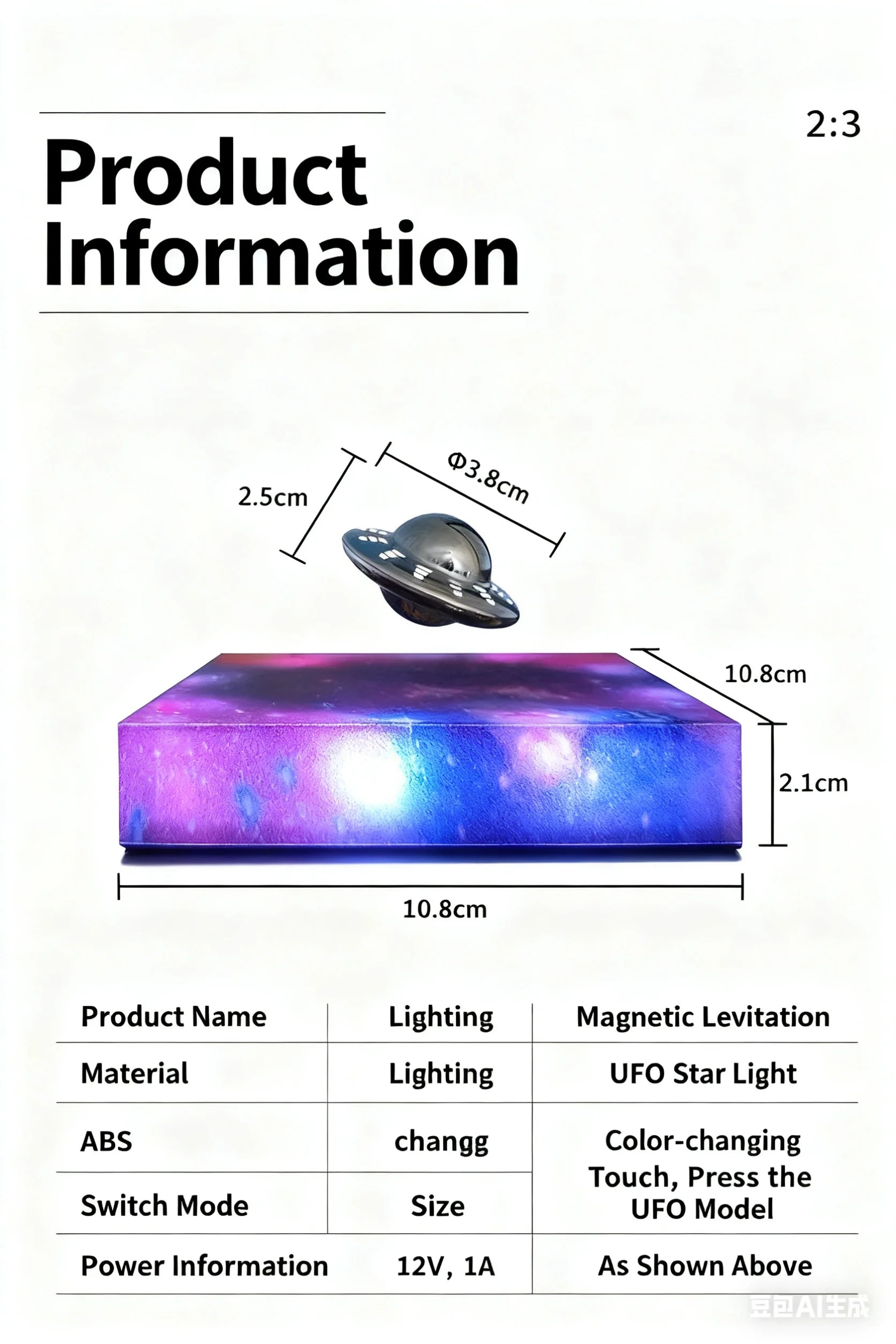 Voltex Levitating UFO